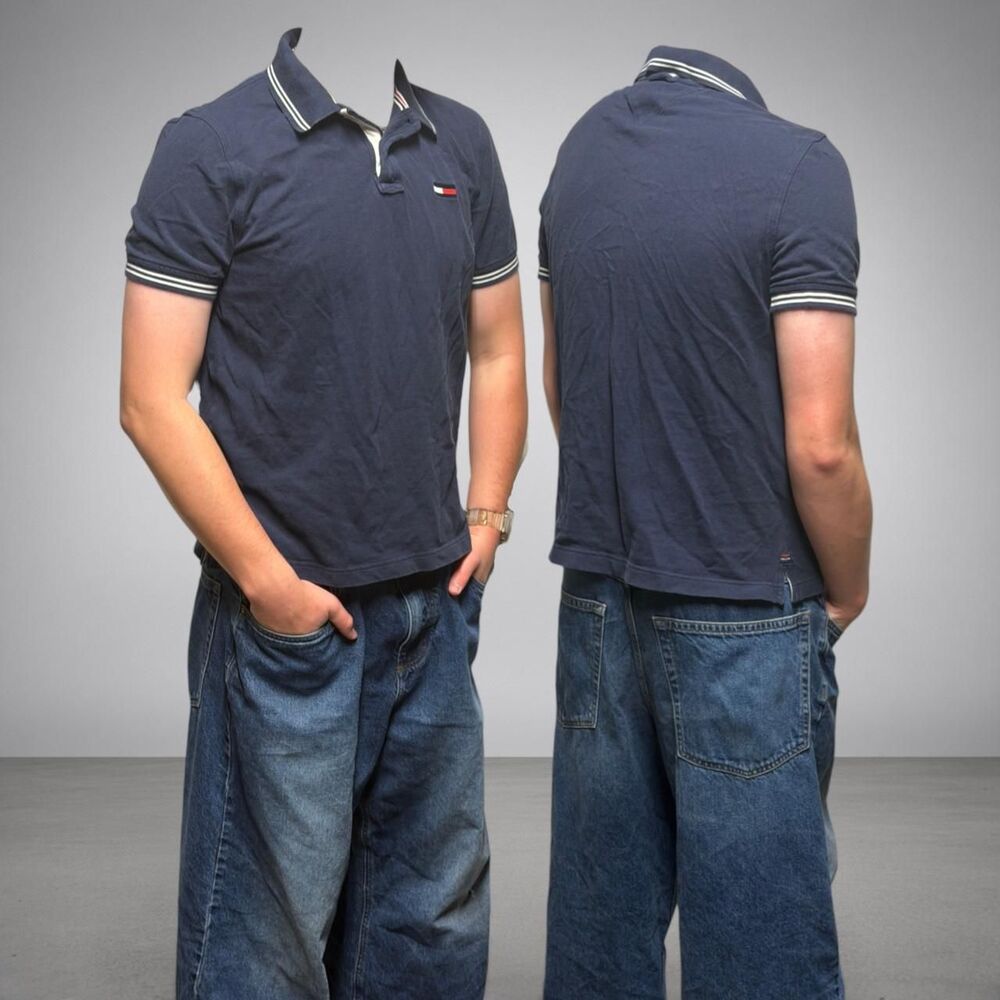 Tommy-hilfiger Men's Navy and Blue Polo-shirts